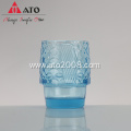 Fish Shape Drinking Cup Crystal blue Glass cups